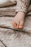 Eine winzige Geschichte - Strampler Blumen - Perle