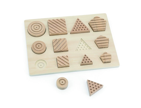 Andreu Toys Geo Sensorische Vormen puzzel