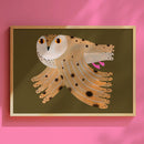 Owl Fern Poster – Aniek Bartels | Limited Edition A3 