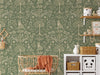 Wallpaper sample Atelier Florentine - Forest animals Green