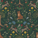 Behangstaal Atelier Florentine - Bosdieren multi