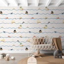 Papier peint atelier florentine - pirates