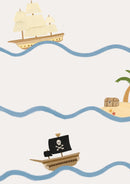 Papier peint atelier florentine - pirates