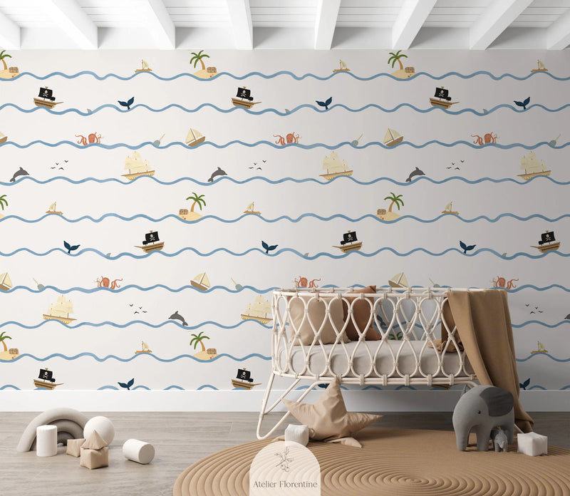 Wallpaper Atelier Florentine - Pirates