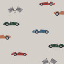 Behang Atelier Florentine - Raceauto's Creme