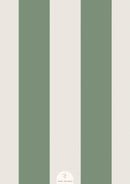 Behang Atelier Florentine - Klassieke strepen groen