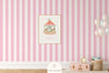 Wallpaper Atelier Florentine - Classic stripe Pink