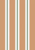 Wallpaper sample Atelier Florentine - Stripe Orange/Green