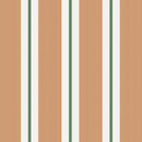 Papel pintado Atelier Florentine - Rayas Marrón/Verde