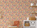Wallpaper Atelier Florentine - Flowers warm colors