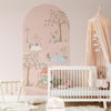 Atelier Florentine - Peel &amp; Stick Wall Sticker - Zoo Pink