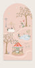 Atelier Florentine - Peel &amp; Stick Wall Sticker - Zoo Pink