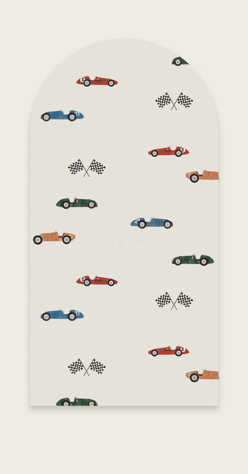 Atelier Florentine - Peel & Stick Wall Decal - Race Cars