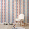 Wallpaper Atelier Florentine - Bobbin Stripes - Blue