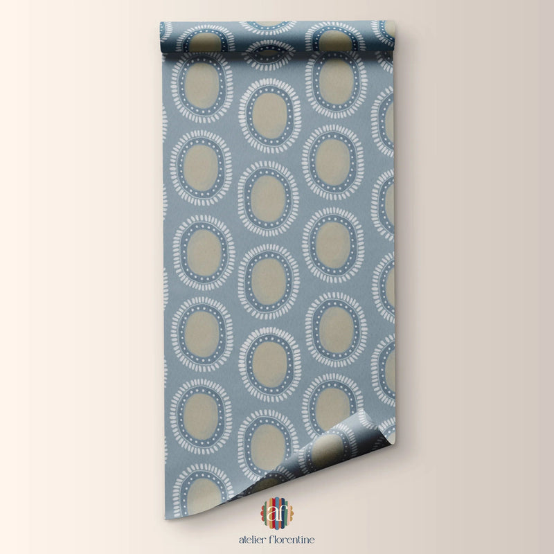 Wallpaper Atelier Florentine - Boho Blue