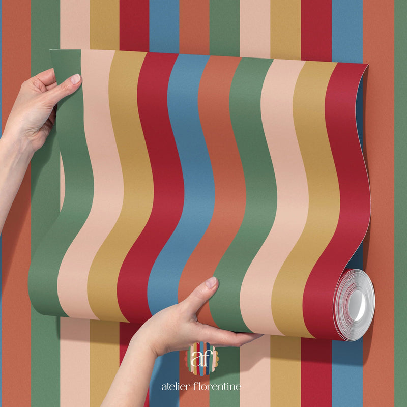 Wallpaper Atelier Florentine - Boho Stripes