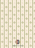 Wallpaper sample Atelier Florentine - Cottage stripe green