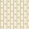 Papier peint Atelier Florentine - Rayures Cottage - vert
