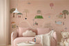 Wallpaper Atelier Florentine - Zoo Pink Mural