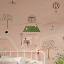 Wallpaper Atelier Florentine - Zoo Pink Mural