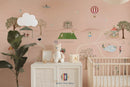 Wallpaper Atelier Florentine - Zoo Pink Mural