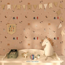 Wallpaper Atelier Florentine - Dogs - Pink