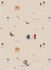 Behang Atelier Florentine - Hondjes - Beige