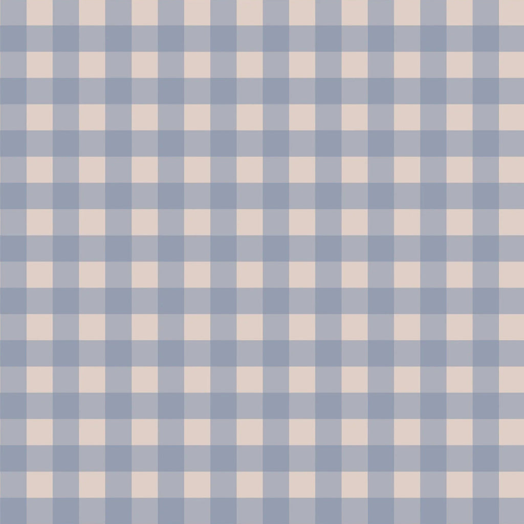 Behangstaal Atelier Florentine - Ruitjes - Blauw