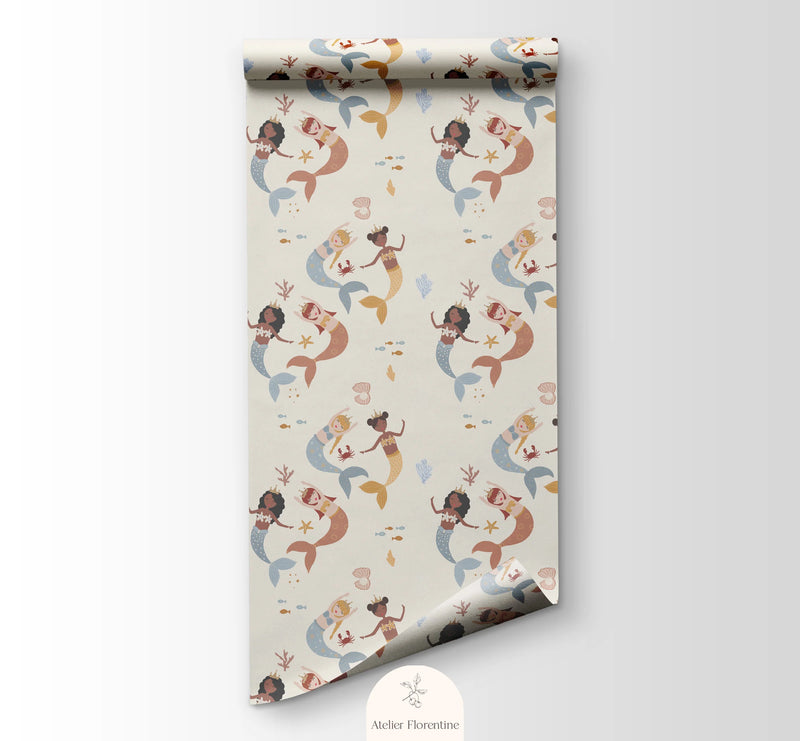 Wallpaper Atelier Florentine - Mermaids