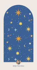 Atelier Florentine - Adesivo da parete stacca e incolla - Galaxy Blue