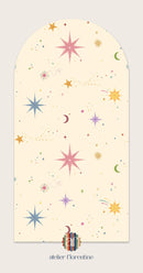 Atelier Florentine - Adesivo da parete stacca e incolla - Ragazze Galaxy