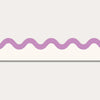 Atelier Florentine - Corrugated wallpaper border - Pink &amp; Cream