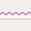 Atelier Florentine - Waved wallpaper border - Lilac &amp; Cream