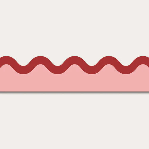 Atelier Florentine - Golfed Wallpaper - Pink & Red