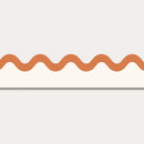 Atelier Florentine - Golfed Wallpaper - Orange & Creme