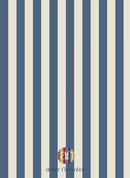 Tapetenmuster Atelier Florentine – Tiny Stripes blau