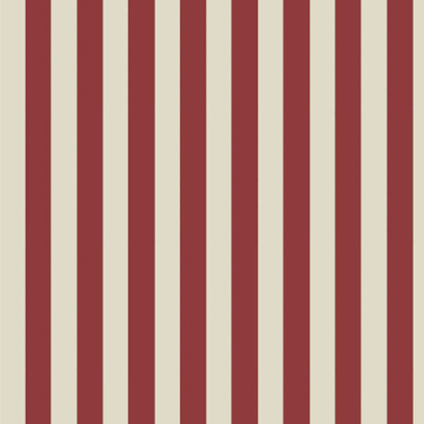 Wallpaper Atelier Florentine - Small stripes - red
