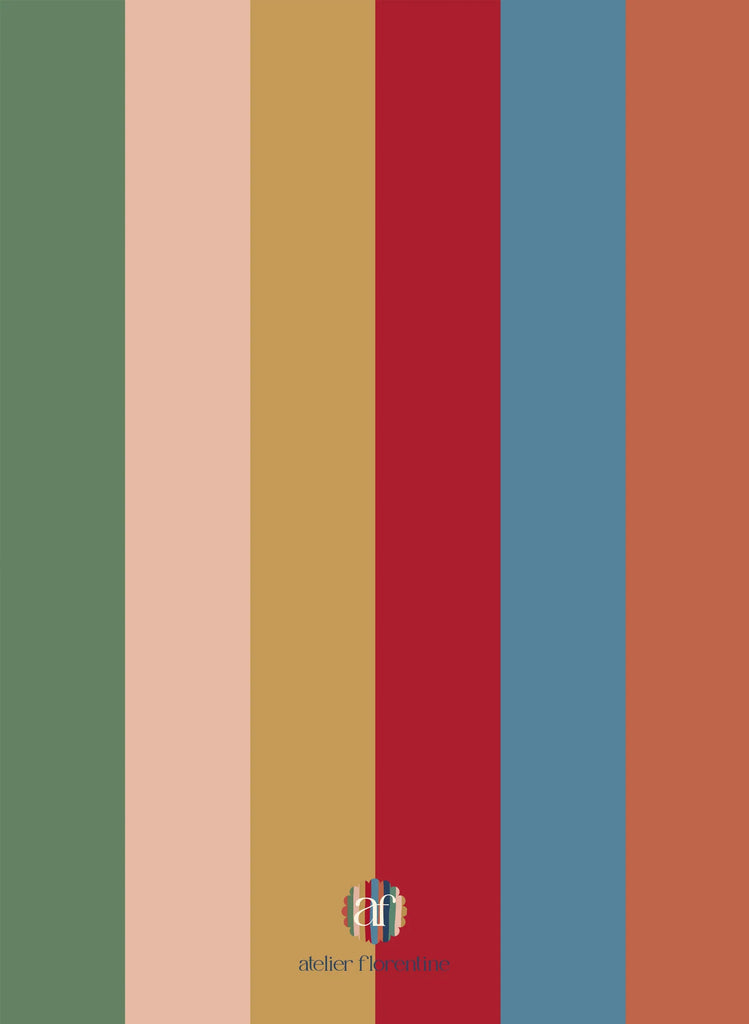 Wallpaper sample Atelier Florentine - Boho stripes