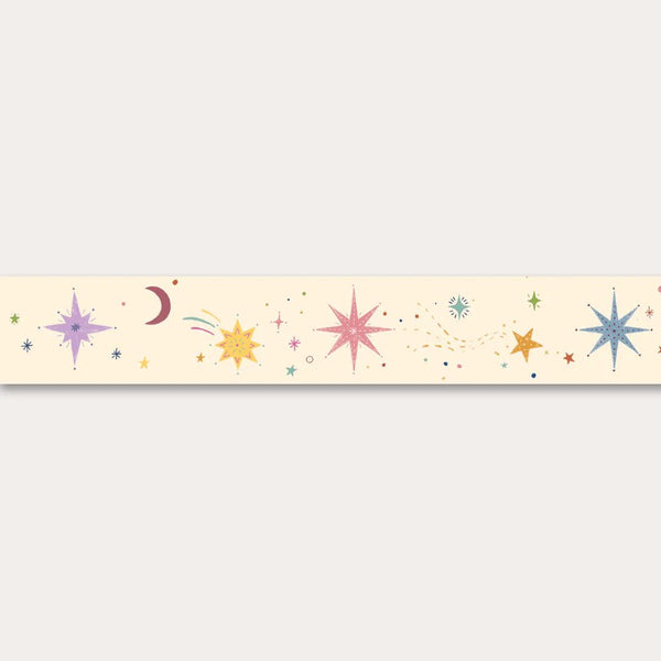 Atelier Florentine - Self-adhesive wallpaper border - Galaxy pink