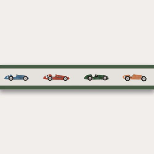 Atelier Florentine - Self-adhesive wallpaper border - Racing cars