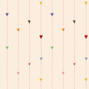 Tapete Atelier Florentine - Regenbogenherzen