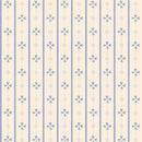 Behang Atelier Florentine - Cottage strepen - Blauw