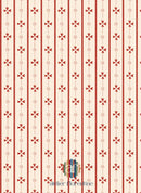 Behangstaal Atelier Florentine - Cottage stripe rood
