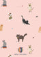 Esempio di carta da parati Atelier Florentine - Pussies - Rosa