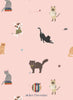 Wallpaper Atelier Florentine - Pussies - Pink