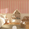 Atelier Florentine - Corrugated wallpaper border - Red &amp; Pink