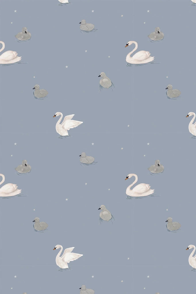  Wallpaper Sample Atelier Florentine - Little Swans 