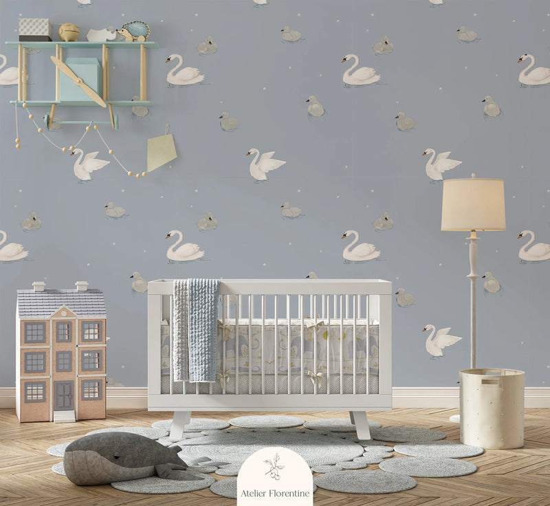 Wallpaper Atelier Florentine - Swans