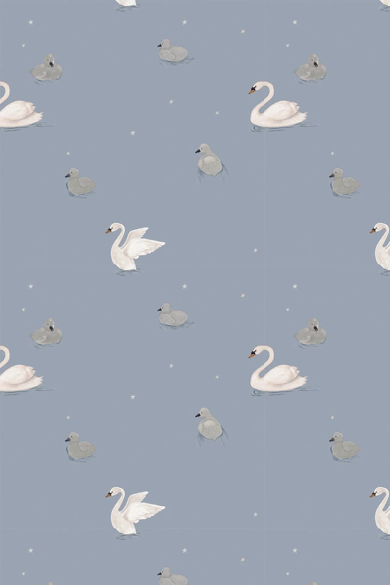  Wallpaper Sample Atelier Florentine - Little Swans 