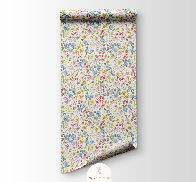 Wallpaper Atelier Florentine - Flowers multi